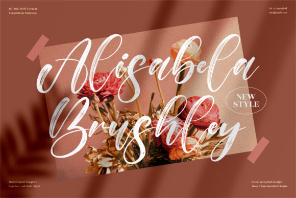 Alisabela Brushley: A Stylish Script Font for Elegant Design