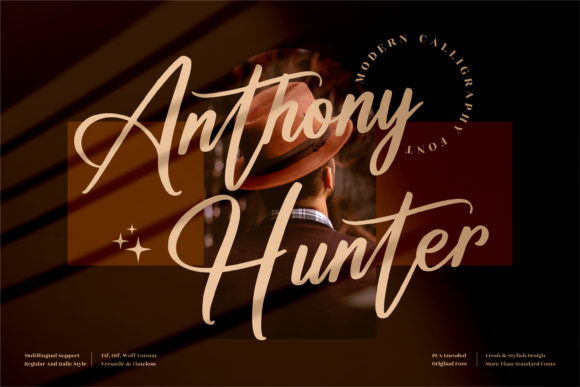 Anthony Hunter: A Font for Elegant Branding
