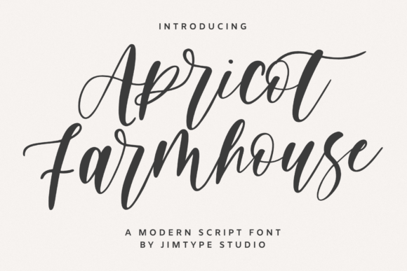 Apricot Farmhouse: A Font for Professional Branding