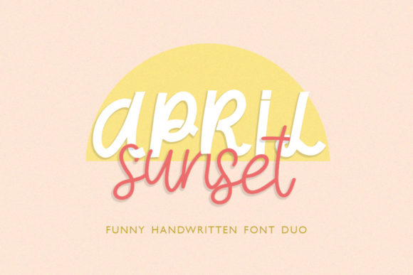 April Sunset: A Fun and Jolly Duo Font for Creative Campaigns