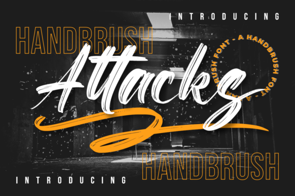 Attacks: A Bold Handwritten Font for Dynamic Web Design