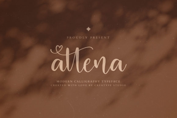 Attena: A Stylish Script Font for Modern Web Design