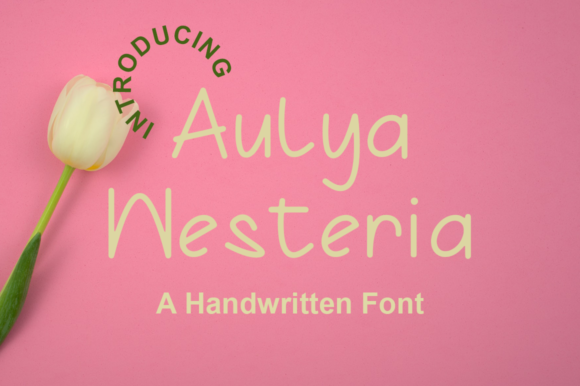 Aulya Westeria: A Handwritten Font for Creative Web Design