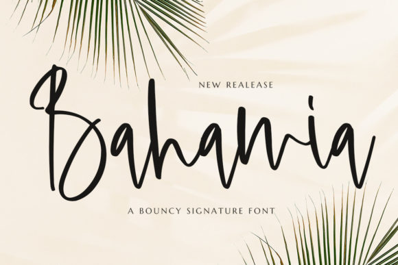 Bahamia: A Relaxed and Elegant Handwritten Font