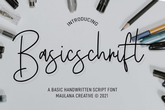 Basicschrift: A Handwritten Font for Creative Makers