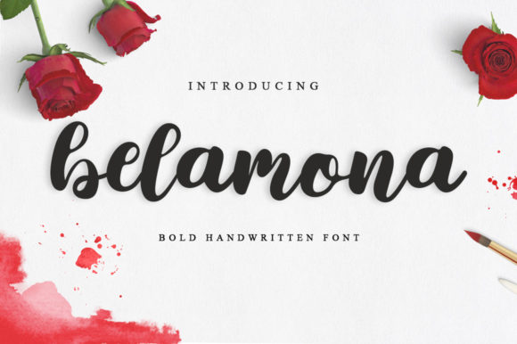 Belamona: A Luxurious Calligraphy Font for Elegant Branding