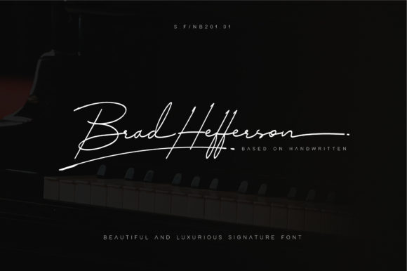 Brad Hefferson: A Stylish Script Font for Crafters
