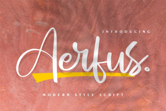 Discover Aerfus: A Versatile Handwritten Font for Creative Projects
