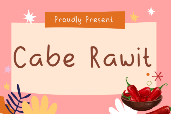 Discover Cabe Rawit: A Charming Handwritten Font for Crafters