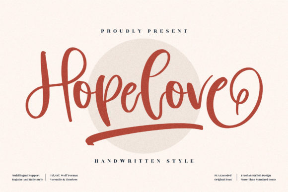 Discover the Charm of Hopelove: A Whimsical Script Font