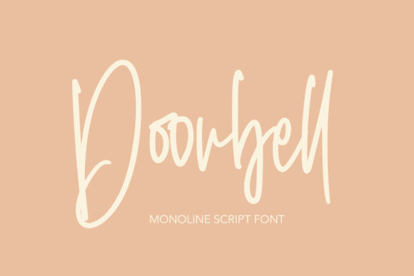 Doorbell: A Handwritten Font for Engaging Web Designs