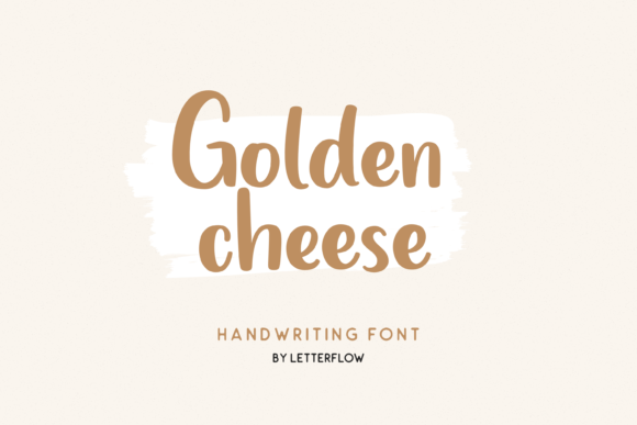 Elevate Your Brand with Golden Cheese: A Friendly Handwritten Font