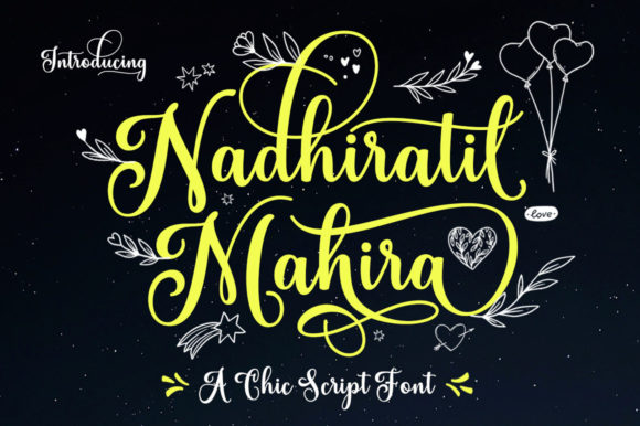 Elevate Your Brand with Nadhiratil Mahira Font