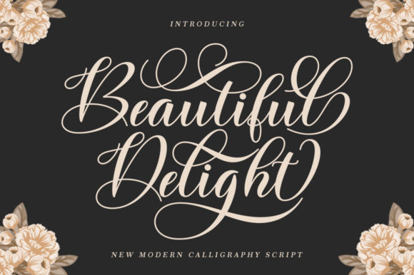 Enhance Your Brand with Beautiful Delight Font