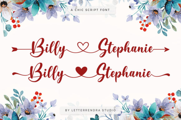 Enhance Your Brand with Billy Stephanie Font