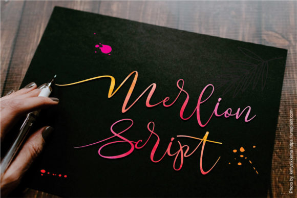 Enhance Your Brand with Merlion: A Premium Script Font