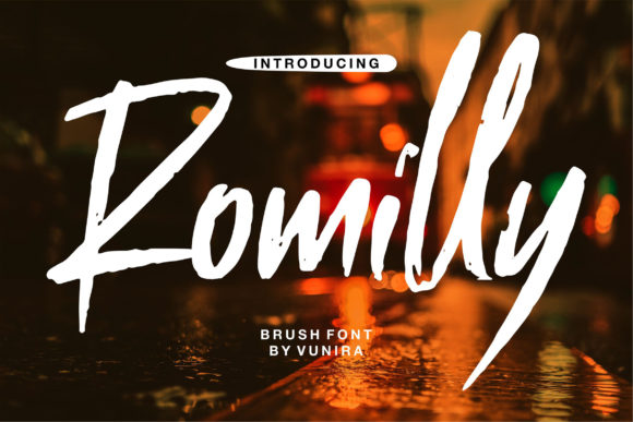 Enhance Your Brand with Romilly: A Versatile Handwritten Font