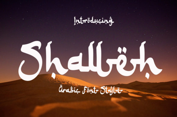 Enhance Your Brand with Shalleh - Arabic Style Font