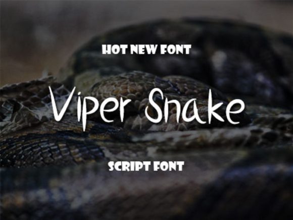 Enhance Your Web Design with Viper Snake Font