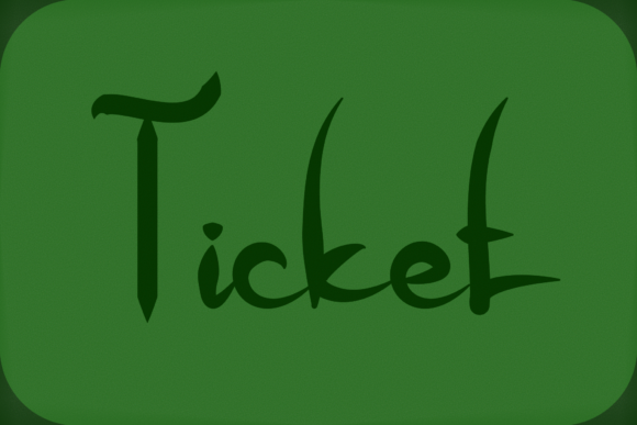Exploring Ticket: A Versatile Handwritten Font for Branding
