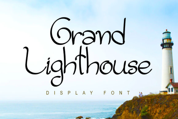 Grand Lighthouse: A Whimsical Font for Engaging Campaigns