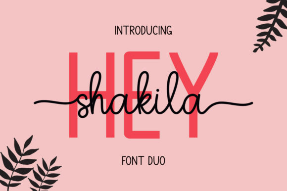 Hey Shakila: A Versatile Font for Engaging Editorial Design