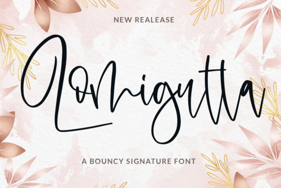 Lomigutta: A Delicate and Elegant Handwritten Font