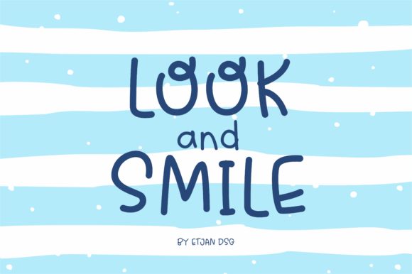 Look and Smile: A Whimsical Handwritten Font for Web Design