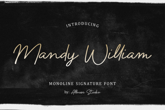 Mandy William: A Delicate and Elegant Handwritten Font