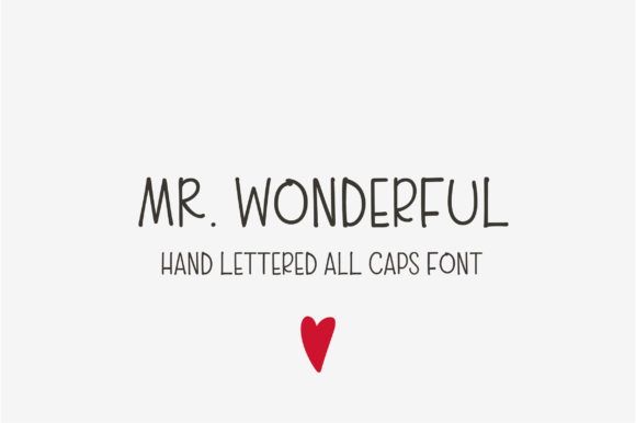 Mr. Wonderful: A Charming Font for Your Brand's Voice