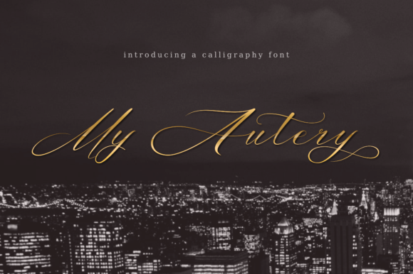My Autery: A Dainty Script Font for Polished Branding
