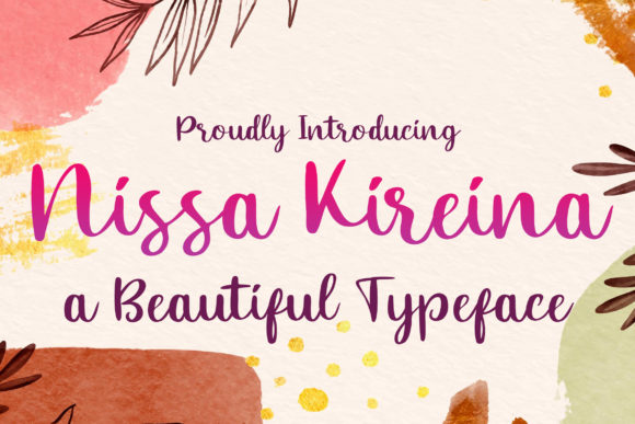 Nissa Kireina: A Graceful Script Font for Web Design