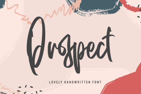 Prospect: A Handwritten Font for Modern Editorial Design