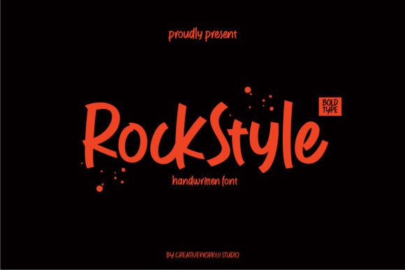 RockStyle: A Bold and Dynamic Handwritten Font for Editorial Design