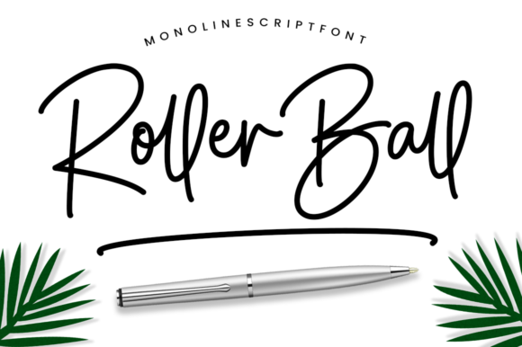 Roller Ball: A Handwritten Font for Elegant Branding