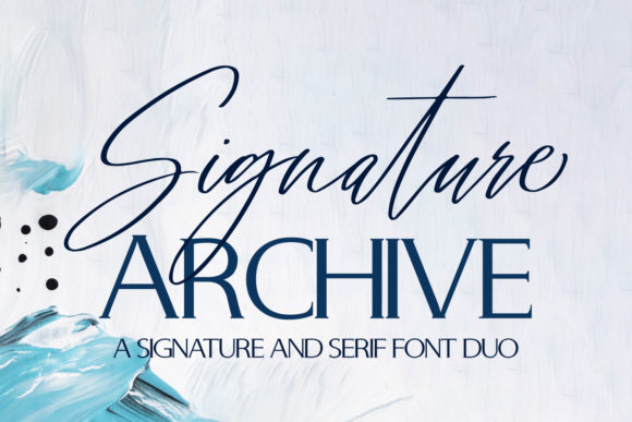 Signature Archive: A Versatile Typeface for Web Design