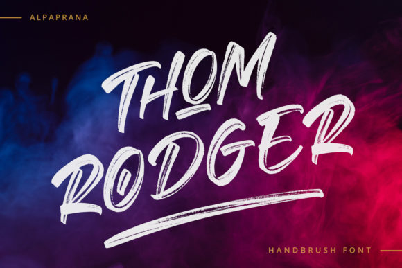 Thom Rodger: A Cool, Urban Font for Your Brand