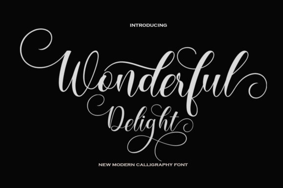 Wonderful Delight: A Font with Elegance and Charm