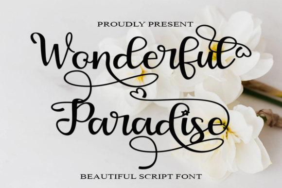Wonderful Paradise: A Font for Elegant Web Design
